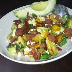 A picture of Chorizo Spam and Vegetables Saute.