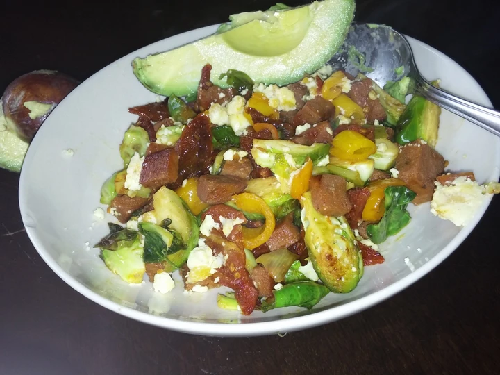 Recipe Chorizo Spam and Vegetables Saute which So Delicious