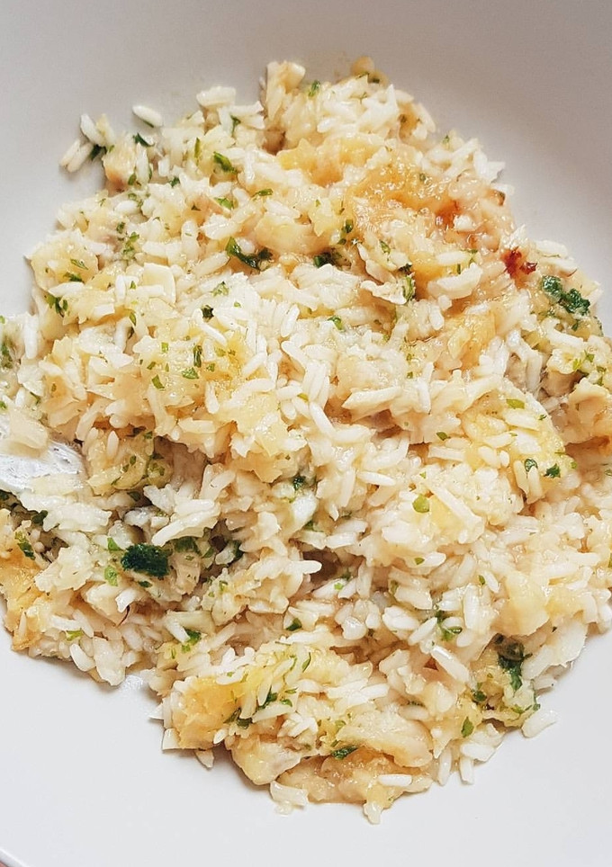 Una foto de Arroz con bacalao