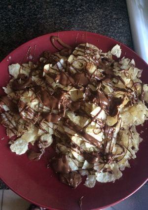 A picture of Chocolate Covered Potato Chips.