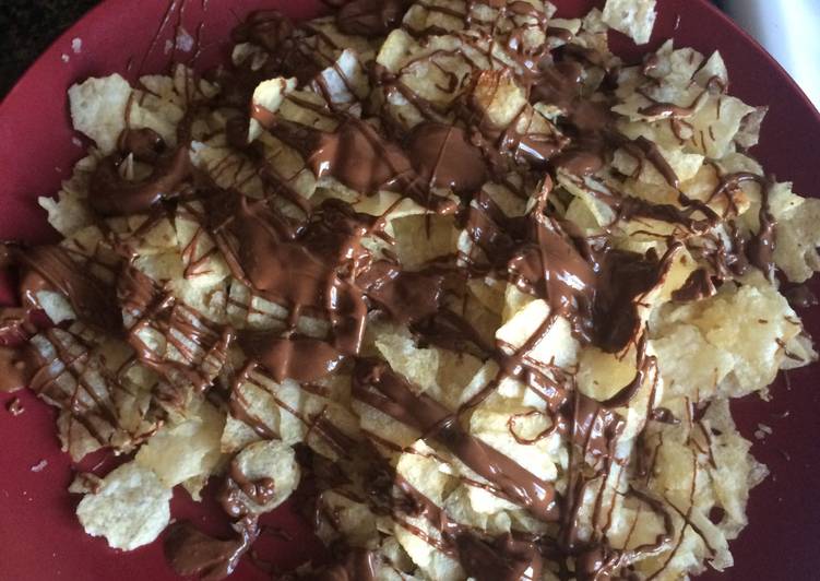 Recipe of Super Quick Homemade Chocolate Covered Potato Chips