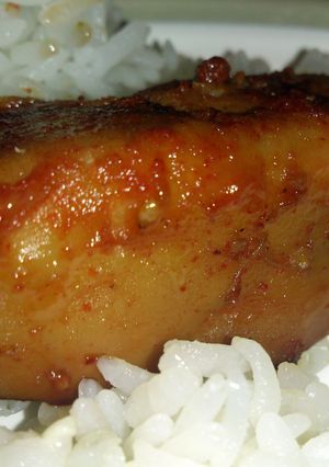 A picture of Spicy Korean Teriyaki Chicken.