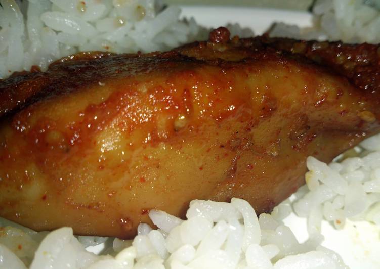 Recipe of Speedy Spicy Korean Teriyaki Chicken