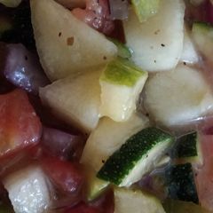 A picture of Fresca Apple & Cucumber Salad (Great w/ Spicy foods).