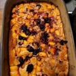 Peach and Blackberry Cobbler