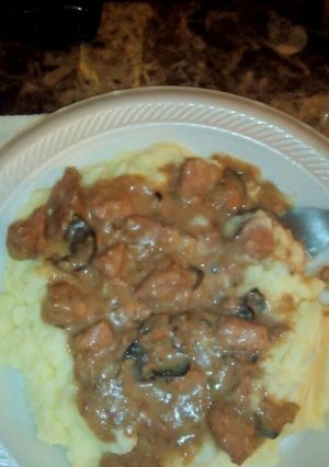A picture of Melt in Your Mouth Beef Tips.