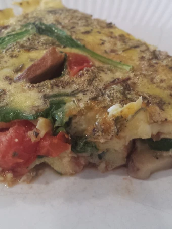Recipe Tomato, spinach, and mushroom frittata the  Makes Drooling Perfect