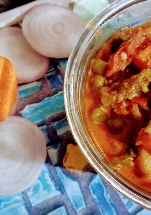 A picture of Veg Kolhapuri.