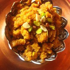 Besan Halwa A picture of Besan Halwa.