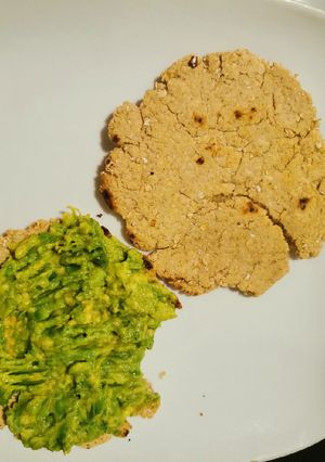 Una foto de Pan pita o tortillas de avena