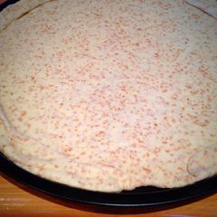 A picture of 3 Whole Wheat Pizza Crusts.