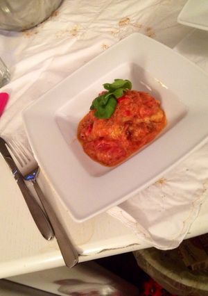 A picture of Homemade Cannelloni..