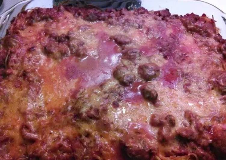 Step-by-Step Guide to Make Meme&#39;s Baked Spaghetti and Meatballs Tasty