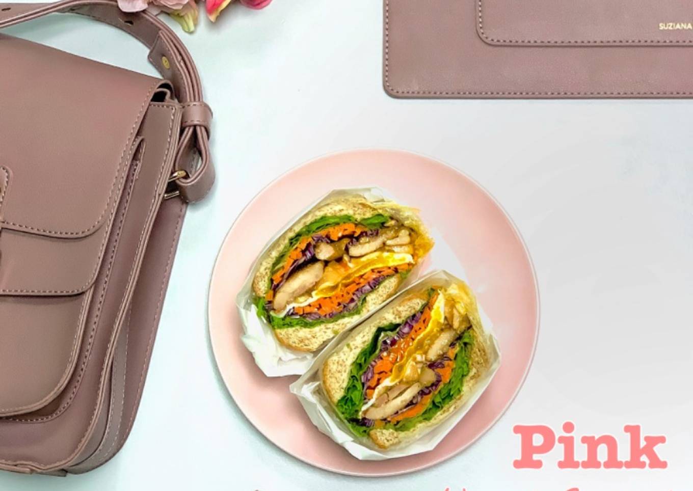 Wanpaku fried chicken sandwich