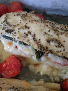 Csirkemell-Caprese "Ancsykásan" recept fotója
