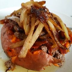 A picture of Savory Stuffed Sweet Potatoes.