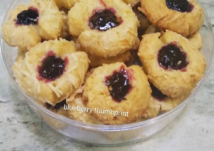 Kiat-kiat memasak Blueberry thumbprint nikmat