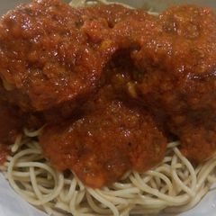 A picture of Mike's Healthier Meatballs.