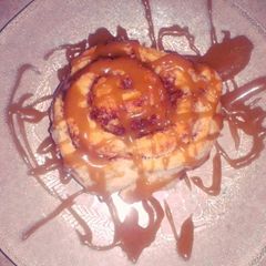 A picture of Grandmas cinnamon rolls.