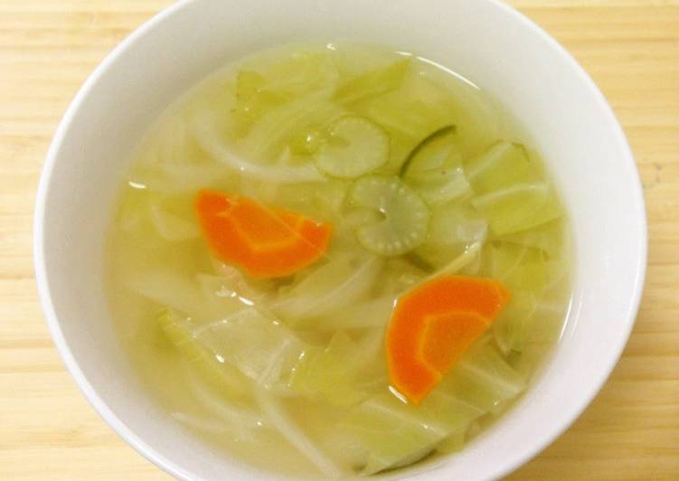 Quick and Easy Basic Vegetable Soup
