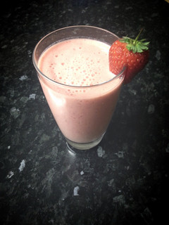 A picture of Strawberry and Raspberry Smoothie.