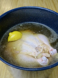 A picture of Southern Style Brined Chicken.