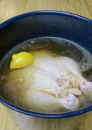 A picture of Southern Style Brined Chicken.