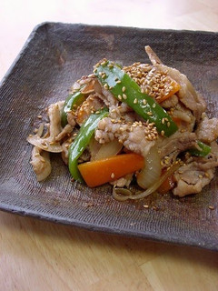 A picture of Pork, Sesame Seed & Ginger Stir Fry.