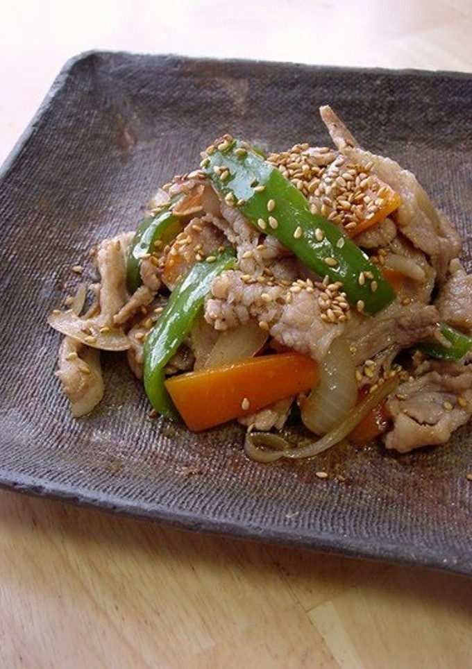 A picture of Pork, Sesame Seed & Ginger Stir Fry.