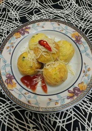 Foto resep Bola bola sayur telur susu