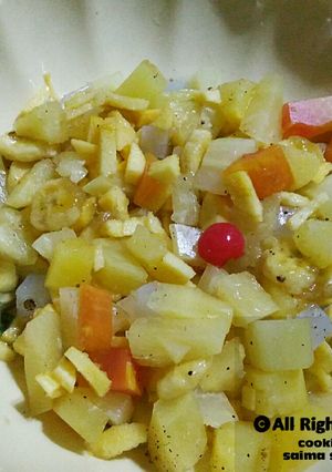 A picture of Mix fruit salsa.