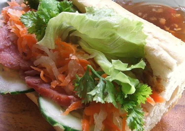 Vietnamese Banh Mi Sandwich