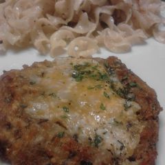 A picture of Cheesy Hashbrown potato cakes.