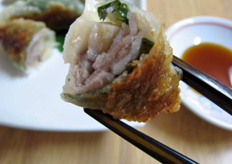 Recipe of Perfect Bamboo Shoots Gyoza