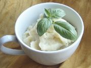A picture of mashed parsnips