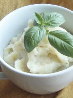 A picture of Mashed Parsnips & Cauliflower.