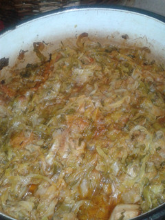 A picture of Braised cabbage.