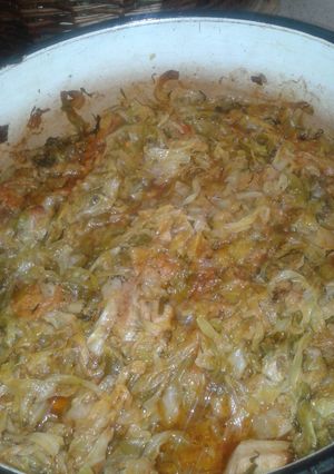 A picture of Braised cabbage.