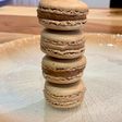 Macarons ganaches montées choco - praliné & choco - menthe