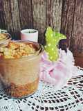 Verrine mousse au chocolat au lait et palets bretons