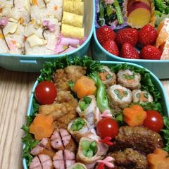 A picture of Cherry Blossom Viewing Bento.