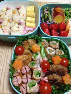 A picture of Cherry Blossom Viewing Bento.
