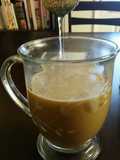 Low carb vanilla frappe
