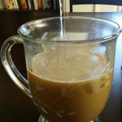 A picture of Low carb vanilla frappe.