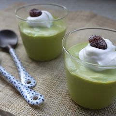 A picture of Ice Cream Bavarois Made in 3 Minutes.