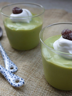 A picture of Ice Cream Bavarois Made in 3 Minutes.