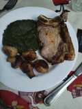 Chuletas al limón en la freidora clean