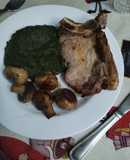 Chuletas al limón en la freidora clean