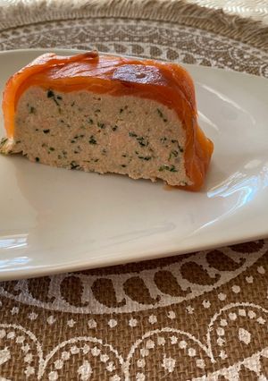 Une photo de Terrine aux deux saumons