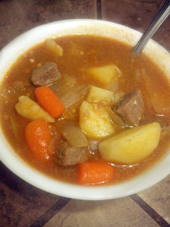 A picture of Beefy Vegetable Stew.